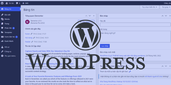 Wordpress là gì? Cách thiết kế trang web trên nền tảng wordpress
