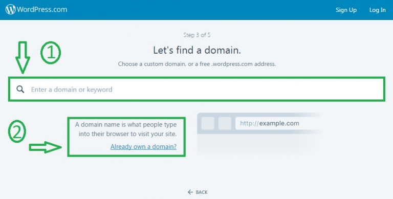 Chọn domain phù hợp với trang web của bạn